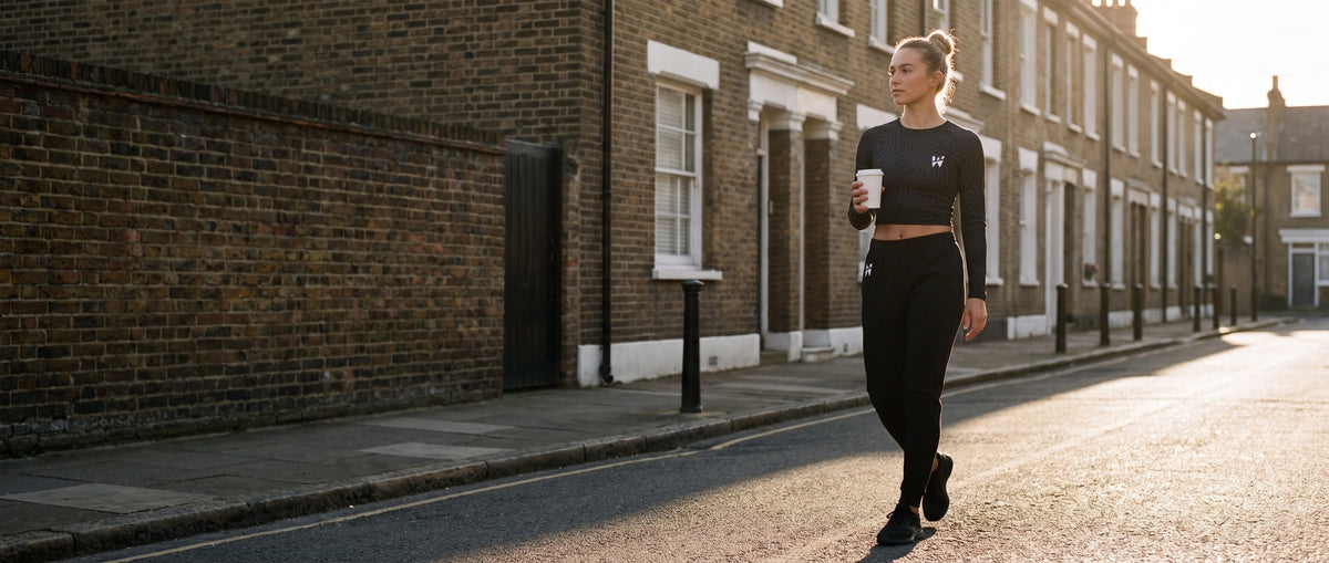 A woman in the Drift Jogger on a London street