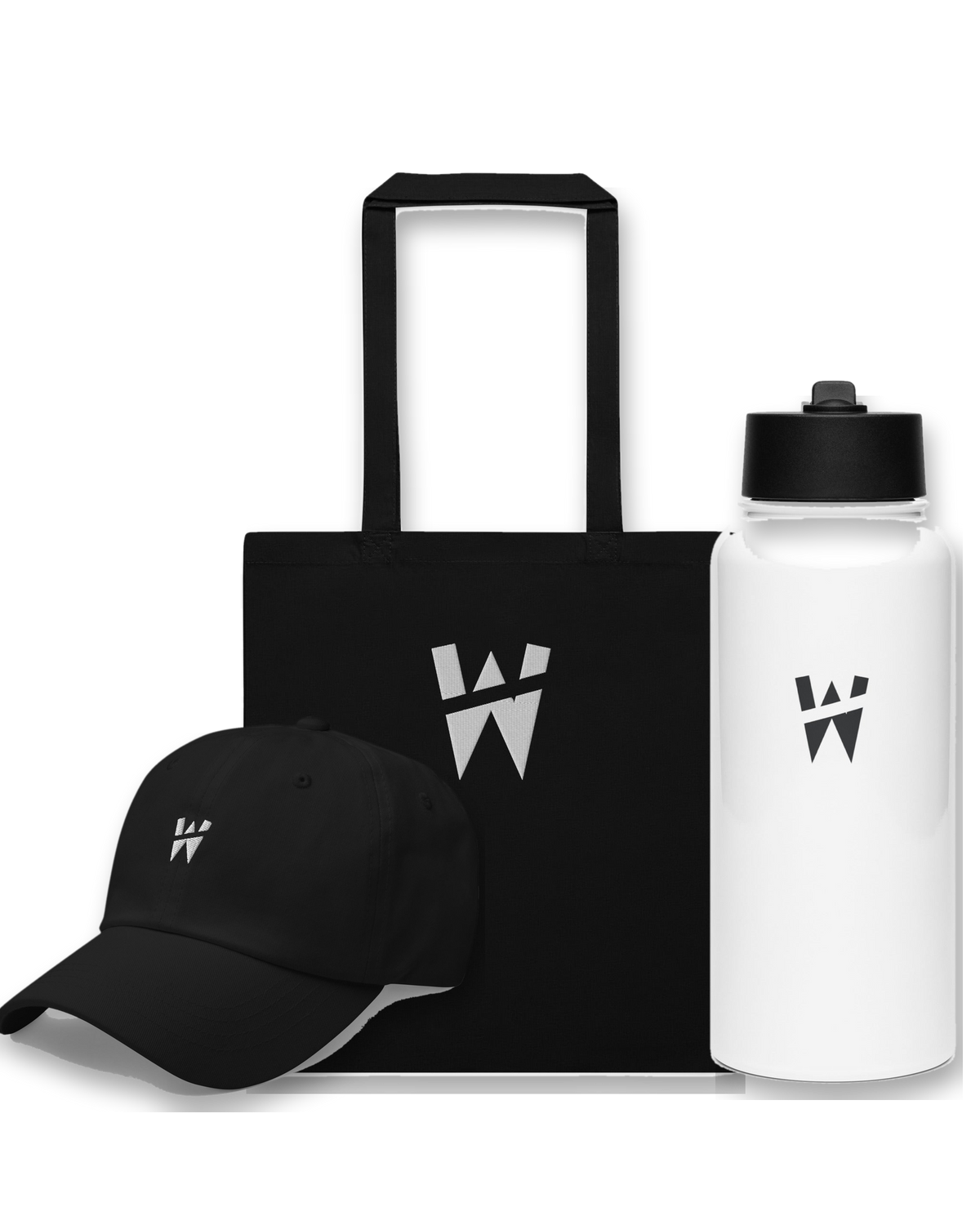 WAYSHNER cap, tote and flask