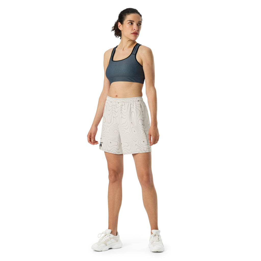 Sculpt Long Short in Cream, front