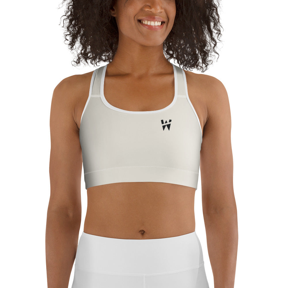 Ease Bra in cream, front