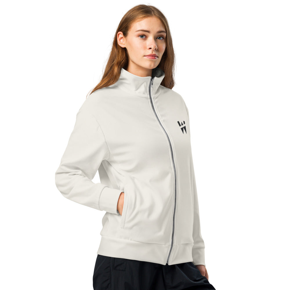 Drift Track Jacket in cream, side