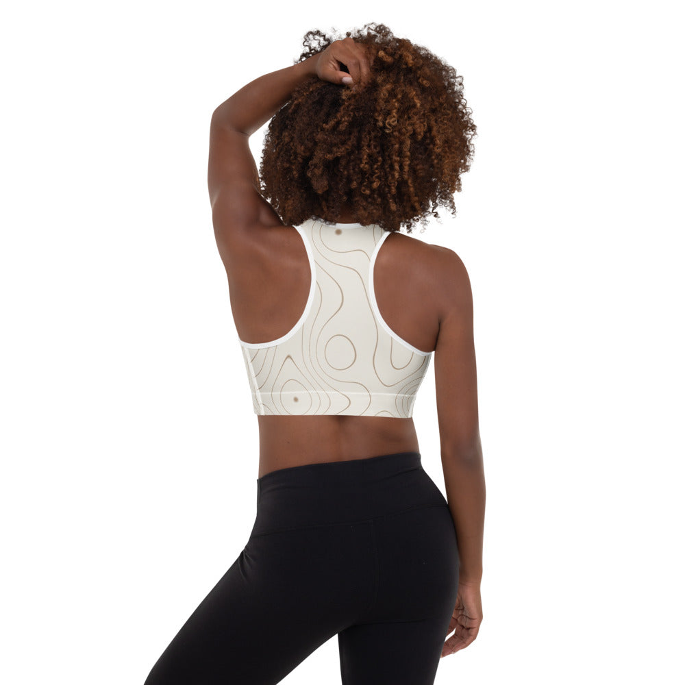 Sculpt Bra in cream, back