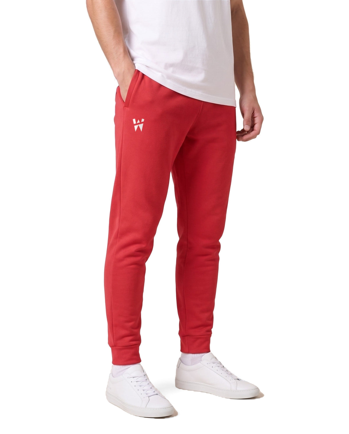 Drift Jogger (Men) in Cinnabar, three quarter view