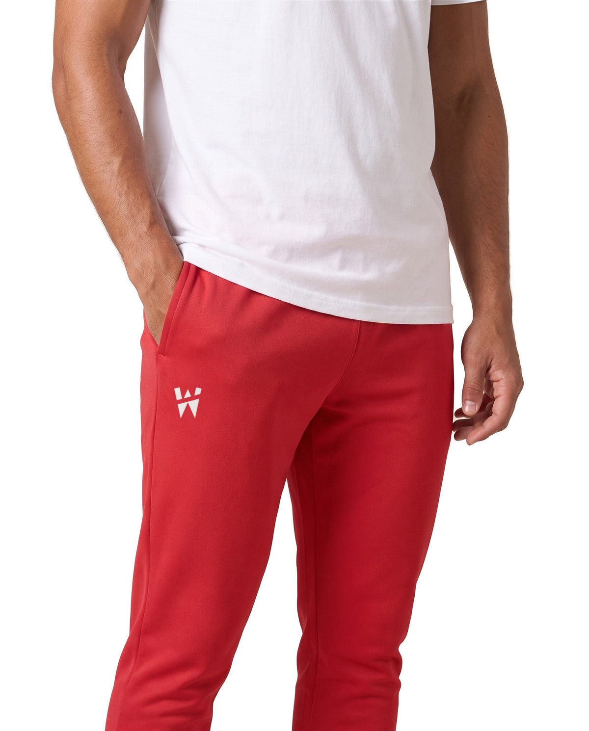 Drift Jogger (Men) in Cinnabar, pocket close up