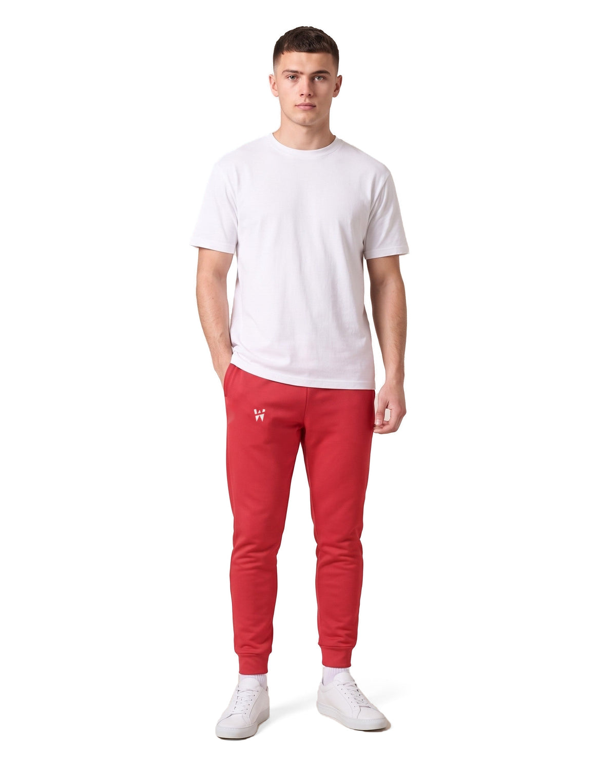 Drift Jogger (Men) in Cinnabar, full length