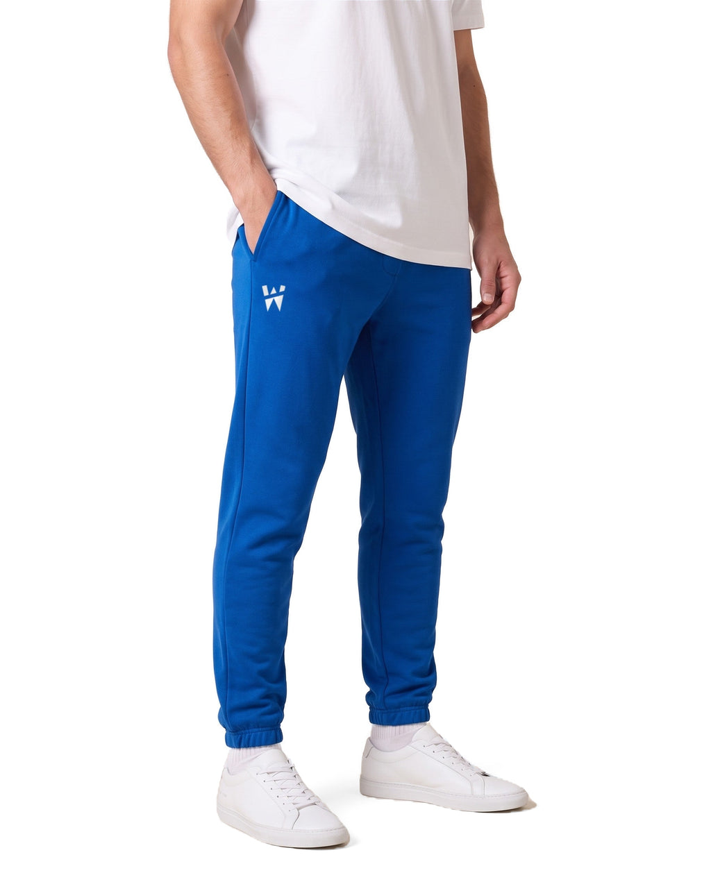 Drift Jogger (Men) in Cobalt, three quarter view
