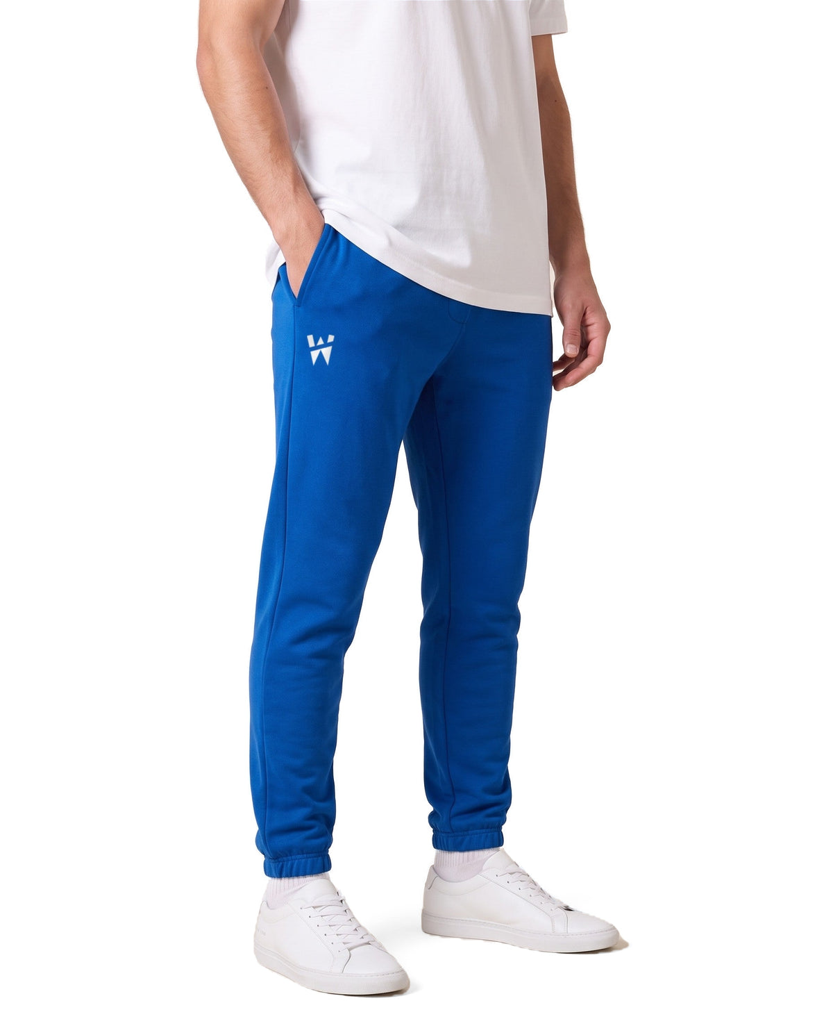 Drift Jogger (Men) in Cobalt, three quarter view