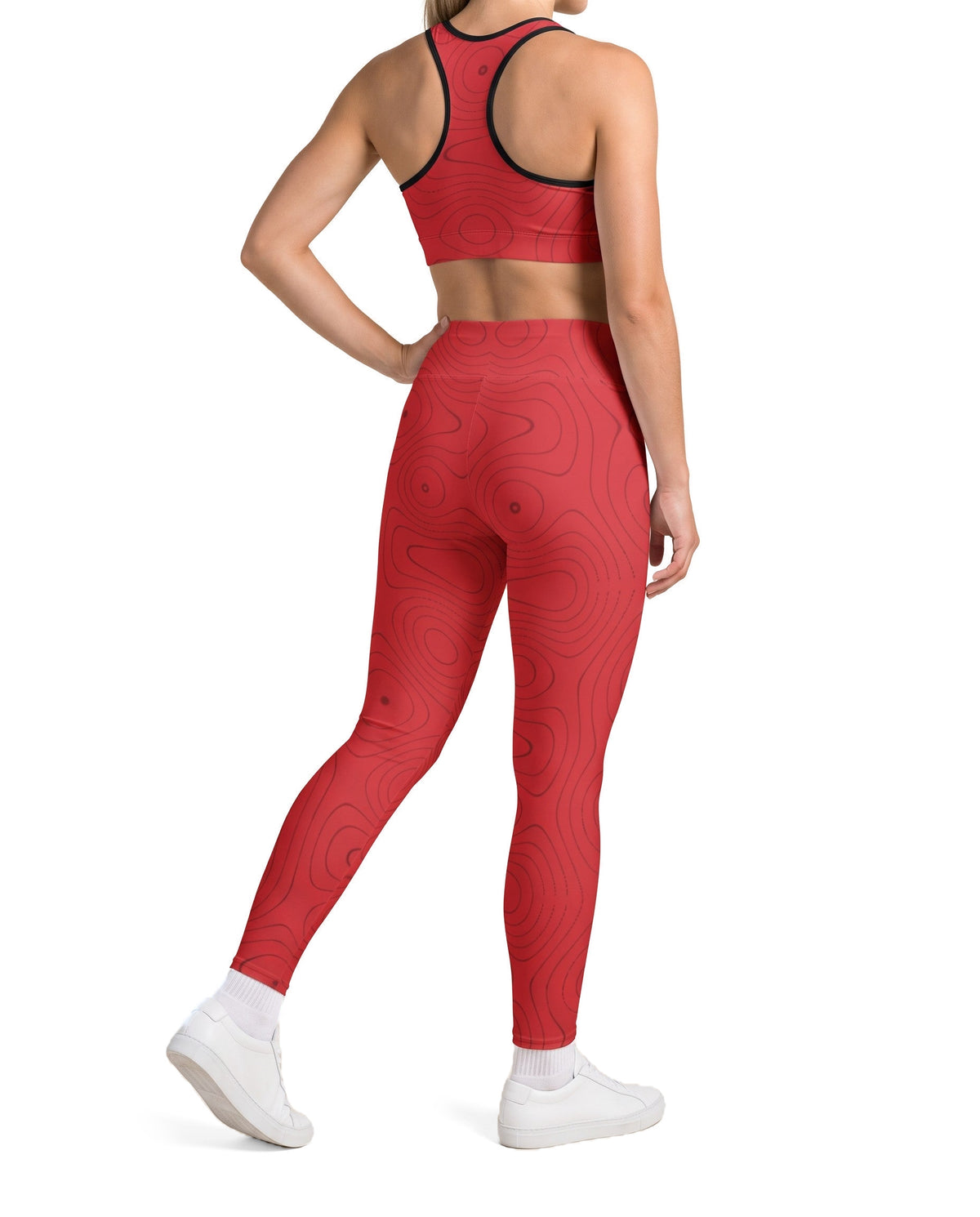 Sculpt Legging in Cinnabar, back