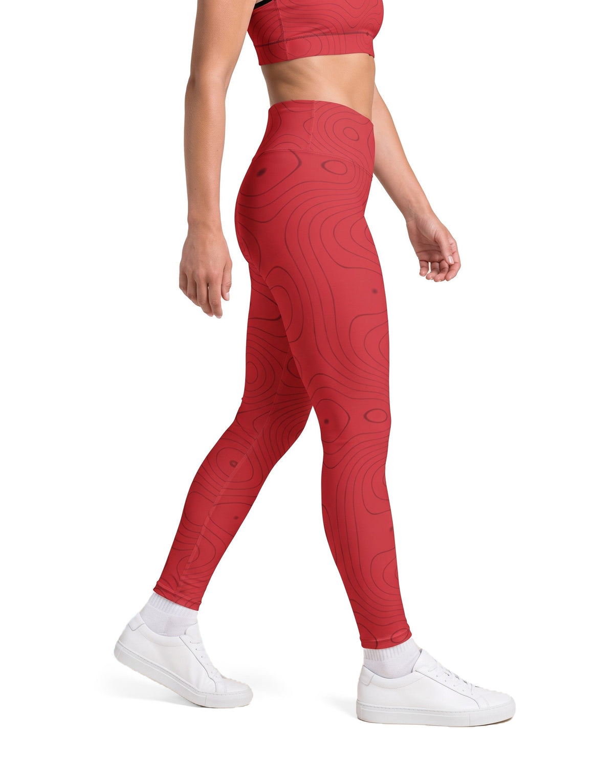 Sculpt Legging in Cinnabar, side