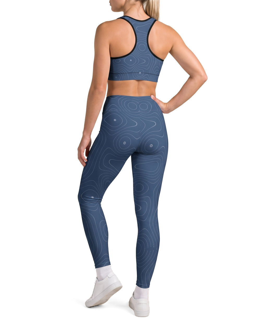 Sculpt Legging in Cobalt, back