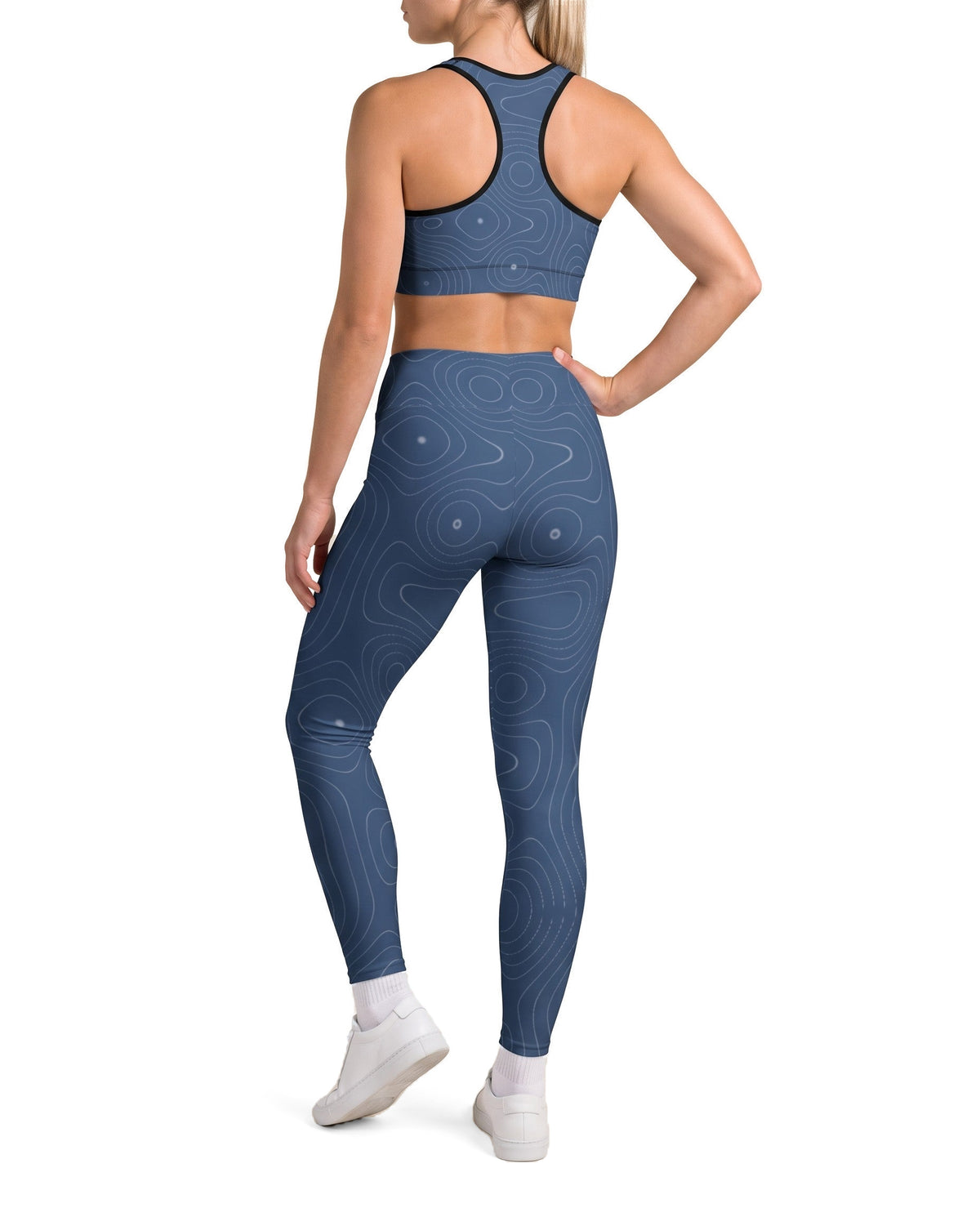 Sculpt Legging in Cobalt, back