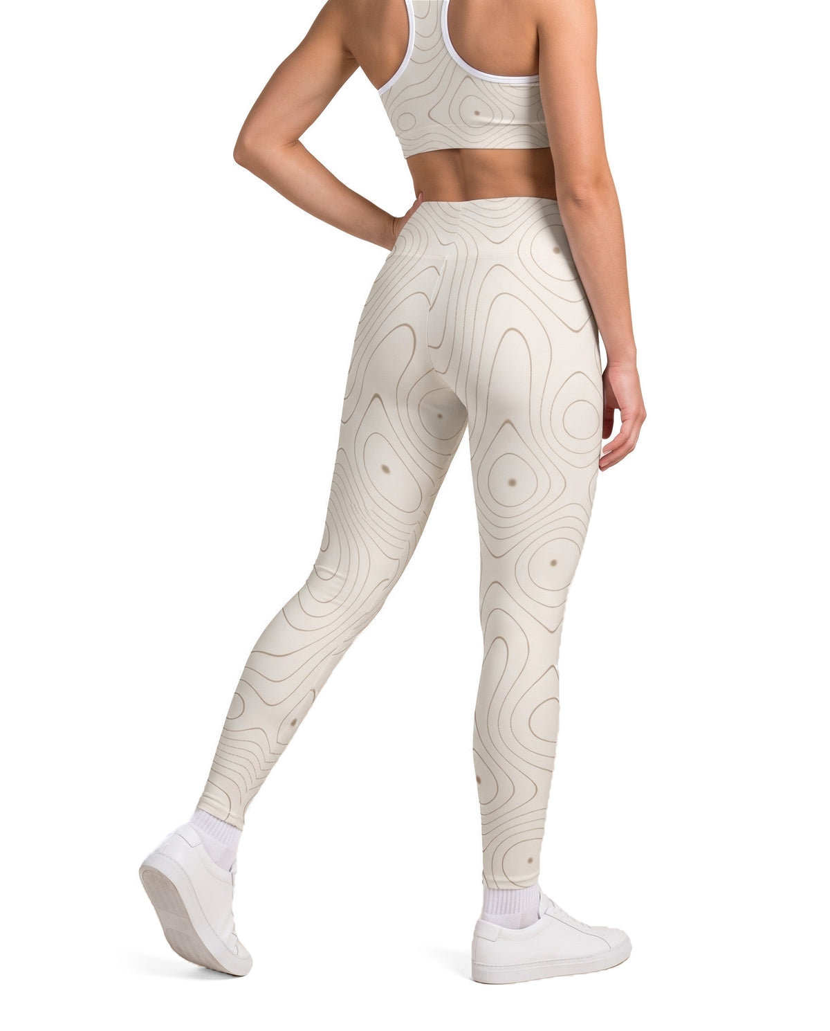 Sculpt Legging in Cream, back
