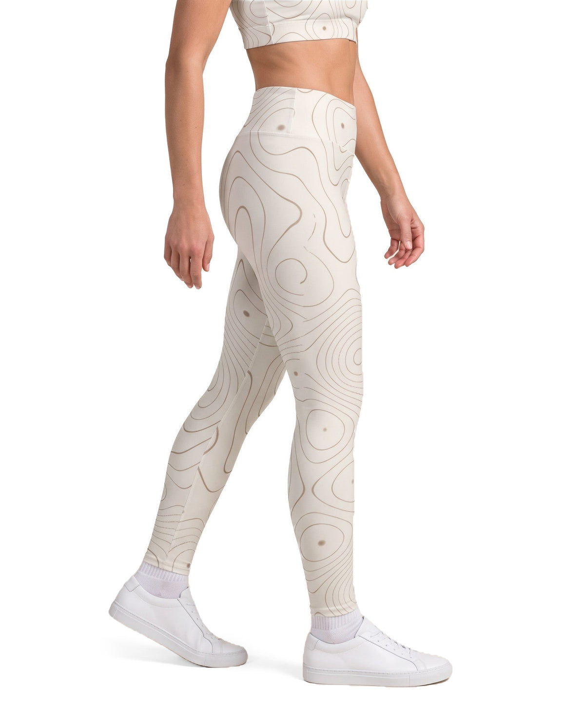 Sculpt Legging in Cream, side