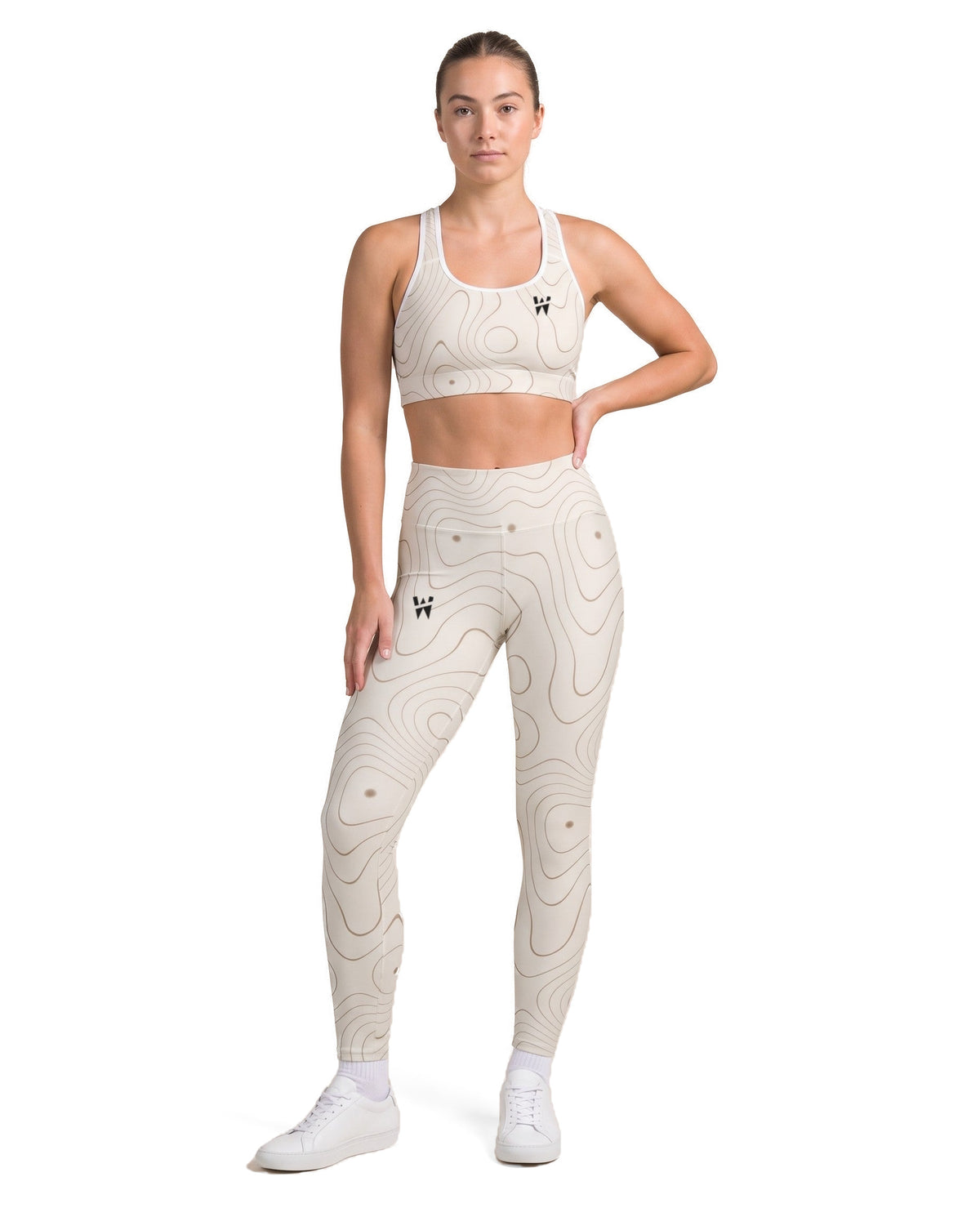 Sculpt Legging in Cream with the matching Sculpt Bra