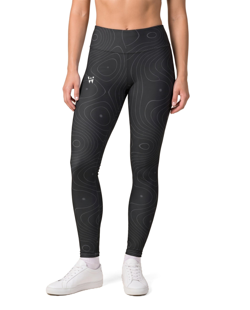 Sculpt Legging in Onyx, front