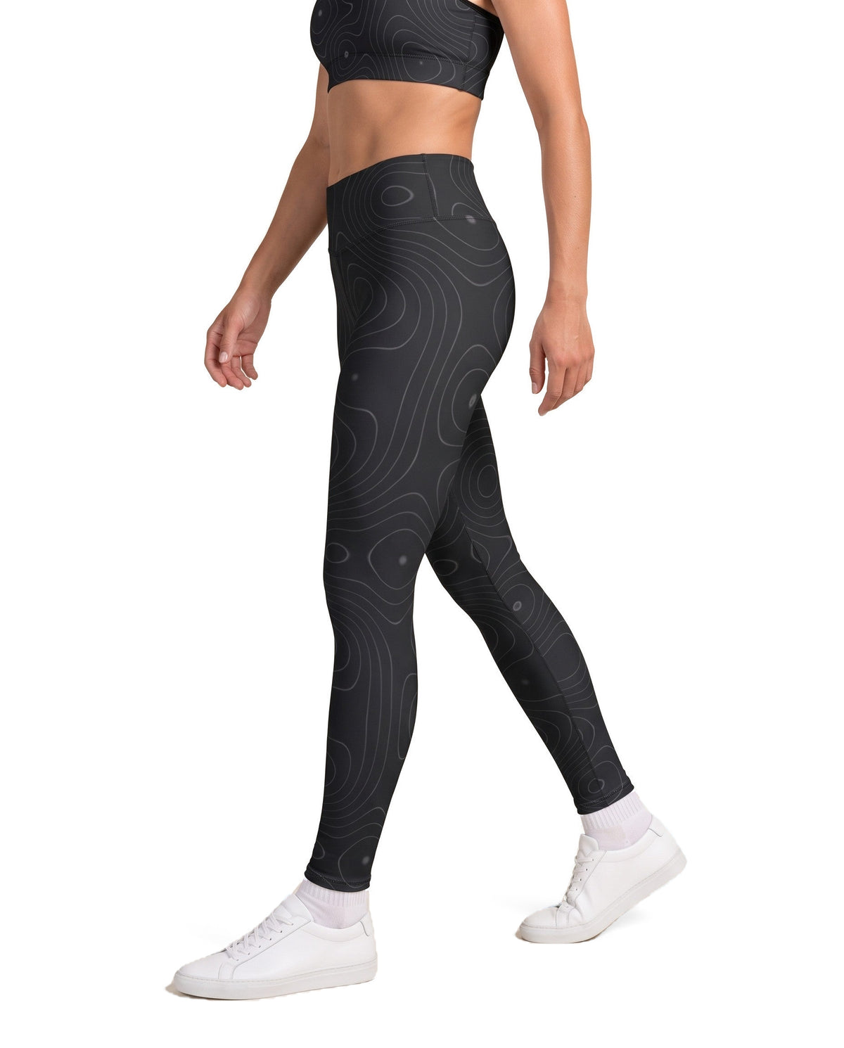 Sculpt Legging in Onyx, side